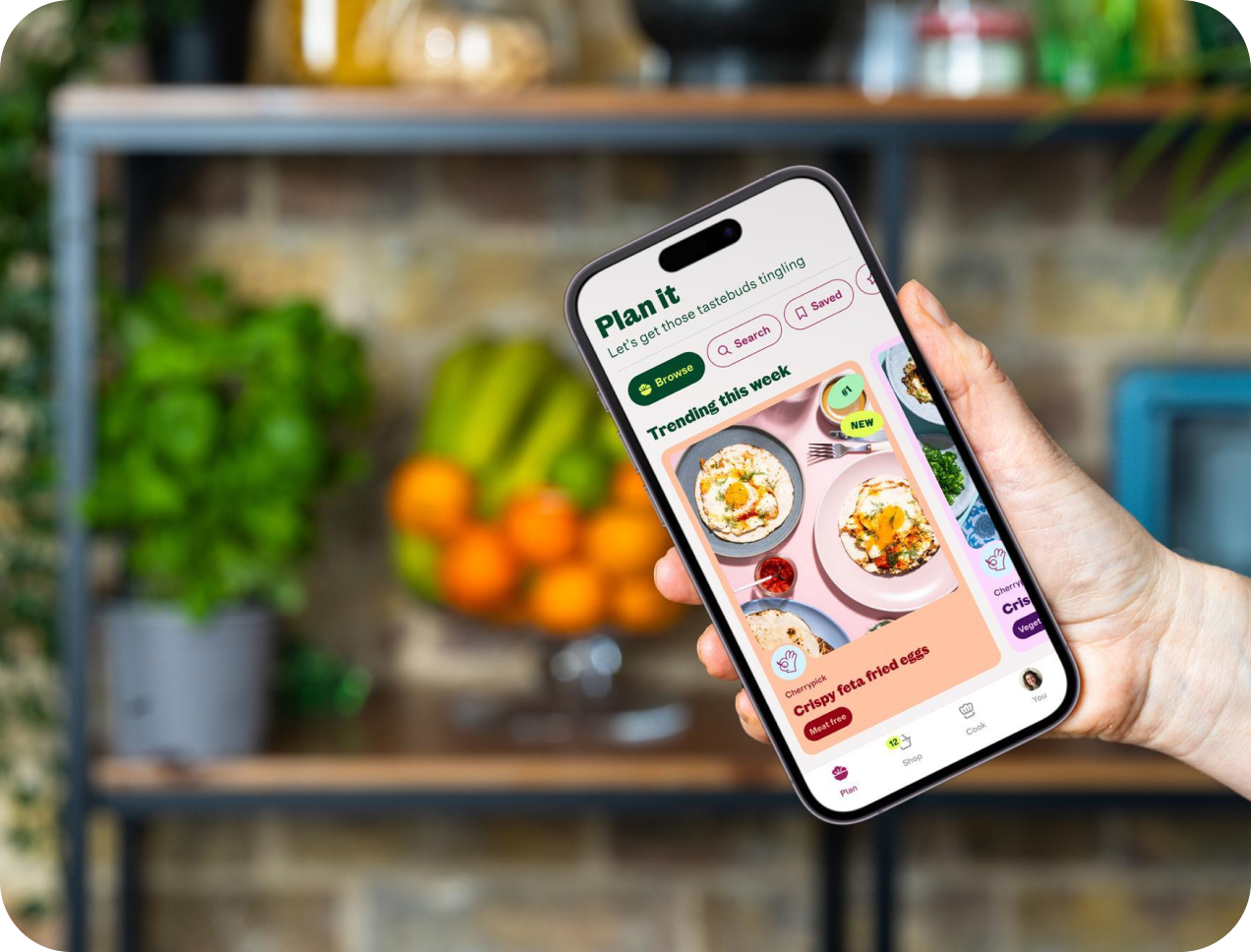 Plans meals and orders groceries from your favourite supermarket.